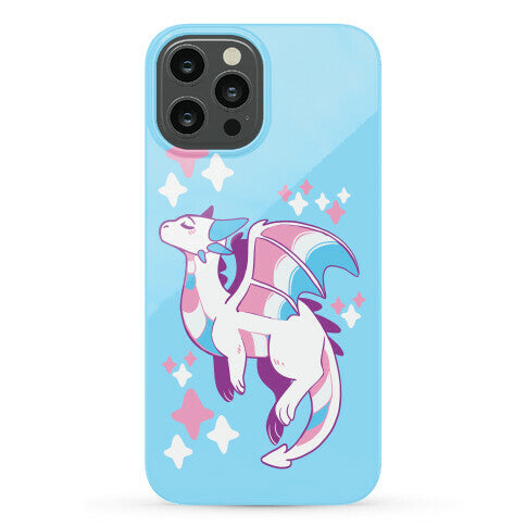 Trans Pride Dragon Phone Case