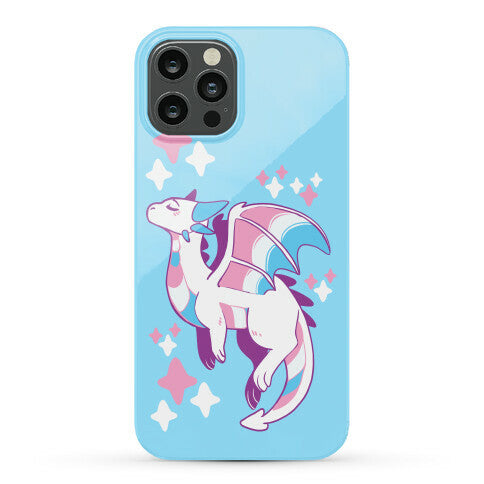 Trans Pride Dragon Phone Case
