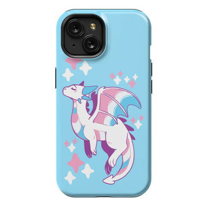 Trans Pride Dragon Phone Case