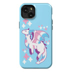 Trans Pride Dragon Phone Case