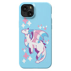 Trans Pride Dragon Phone Case