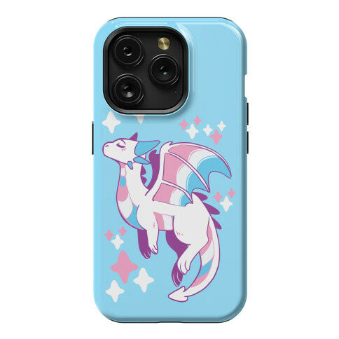 Trans Pride Dragon Phone Case