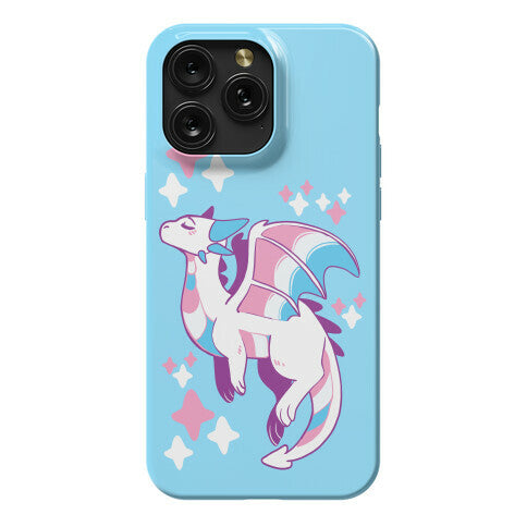 Trans Pride Dragon Phone Case