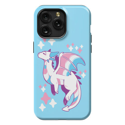Trans Pride Dragon Phone Case