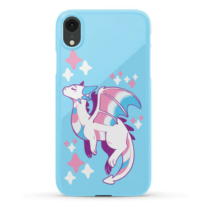 Trans Pride Dragon Phone Case