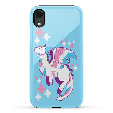 Trans Pride Dragon Phone Case