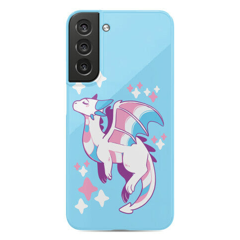 Trans Pride Dragon Phone Case