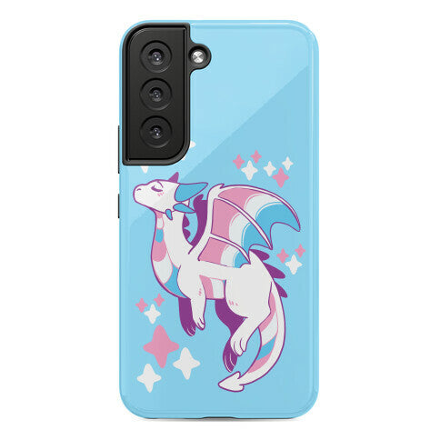 Trans Pride Dragon Phone Case