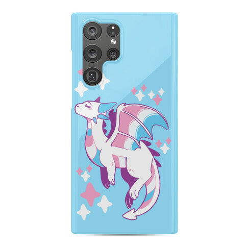 Trans Pride Dragon Phone Case