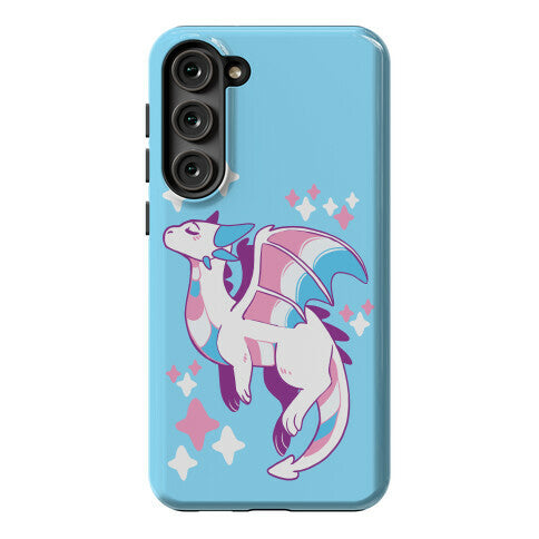 Trans Pride Dragon Phone Case