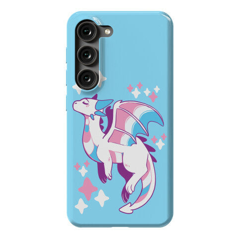 Trans Pride Dragon Phone Case