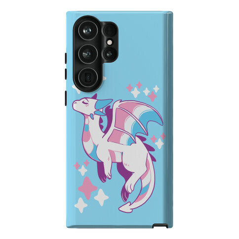 Trans Pride Dragon Phone Case