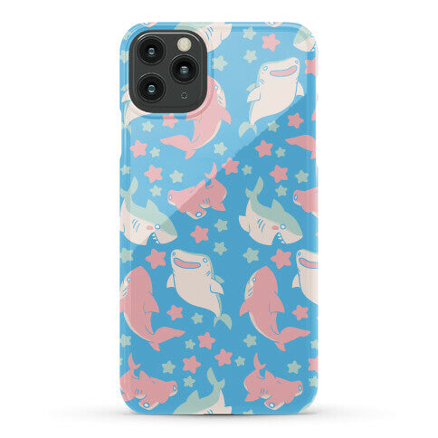 Happy Shark Pattern Phone Case