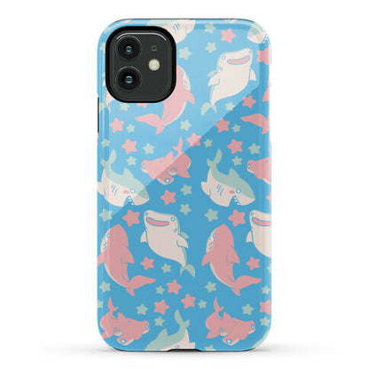 Happy Shark Pattern Phone Case