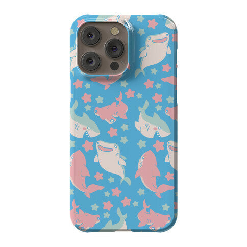 Happy Shark Pattern Phone Case