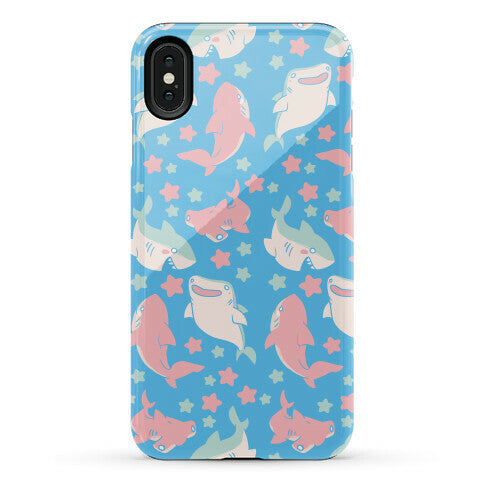 Happy Shark Pattern Phone Case