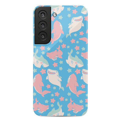 Happy Shark Pattern Phone Case