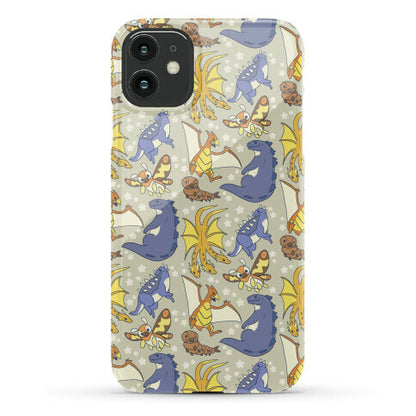 Godzilla and Friends Pattern Phone Case