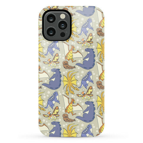 Godzilla and Friends Pattern Phone Case