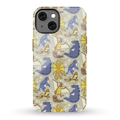Godzilla and Friends Pattern Phone Case