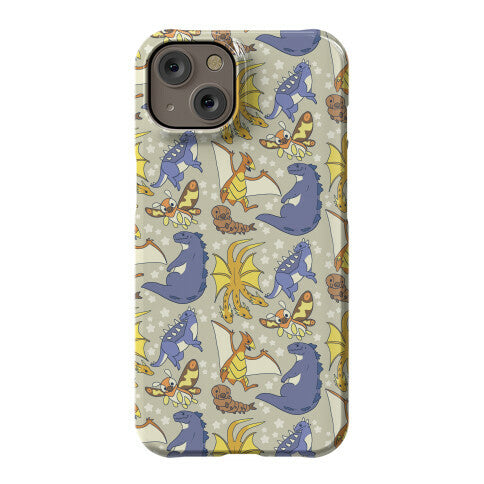 Godzilla and Friends Pattern Phone Case