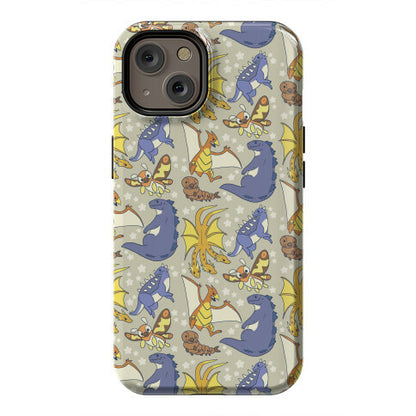 Godzilla and Friends Pattern Phone Case
