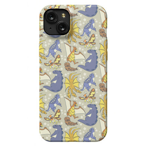 Godzilla and Friends Pattern Phone Case