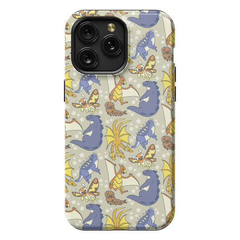 Godzilla and Friends Pattern Phone Case