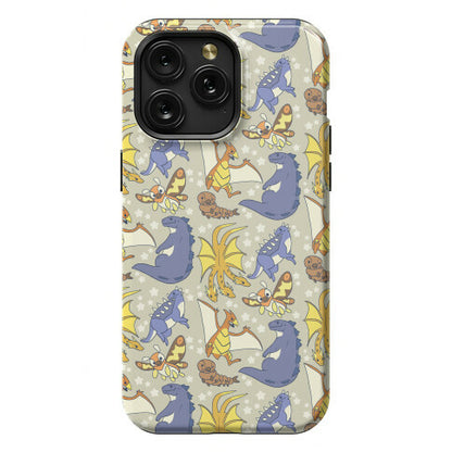 Godzilla and Friends Pattern Phone Case