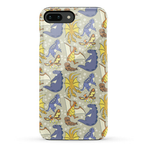 Godzilla and Friends Pattern Phone Case