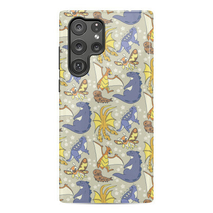 Godzilla and Friends Pattern Phone Case