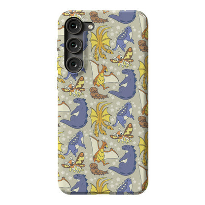 Godzilla and Friends Pattern Phone Case