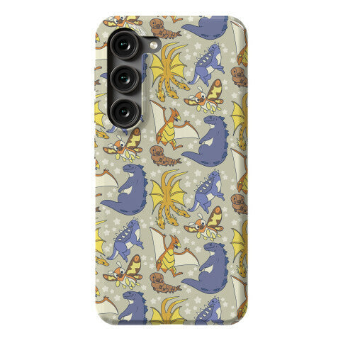 Godzilla and Friends Pattern Phone Case