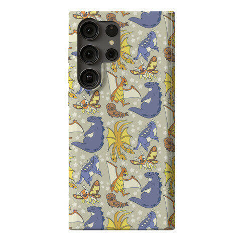 Godzilla and Friends Pattern Phone Case