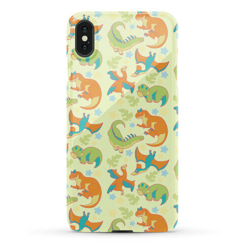 Funky Dinosaur Friends Pattern Phone Case