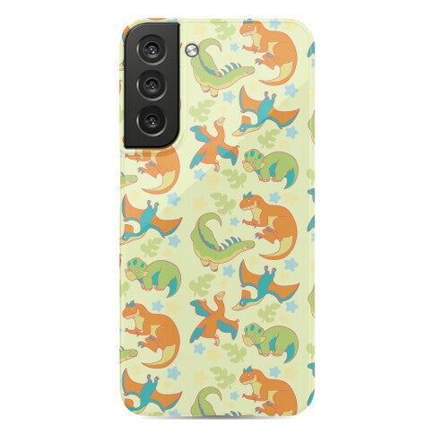 Funky Dinosaur Friends Pattern Phone Case
