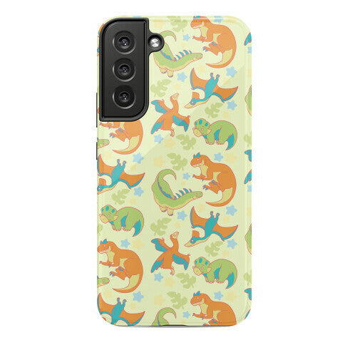 Funky Dinosaur Friends Pattern Phone Case