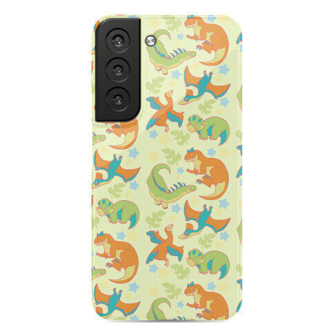 Funky Dinosaur Friends Pattern Phone Case