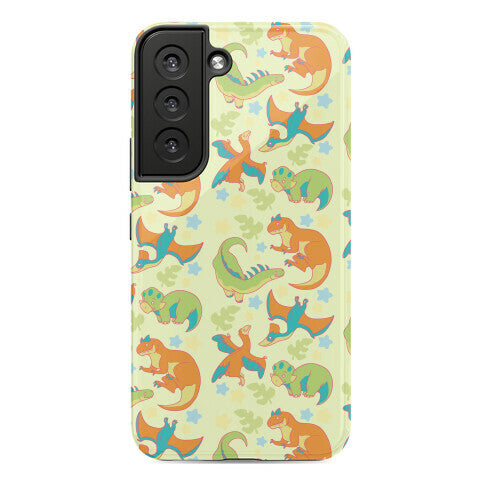 Funky Dinosaur Friends Pattern Phone Case