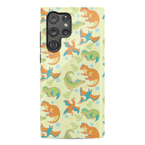 Funky Dinosaur Friends Pattern Phone Case
