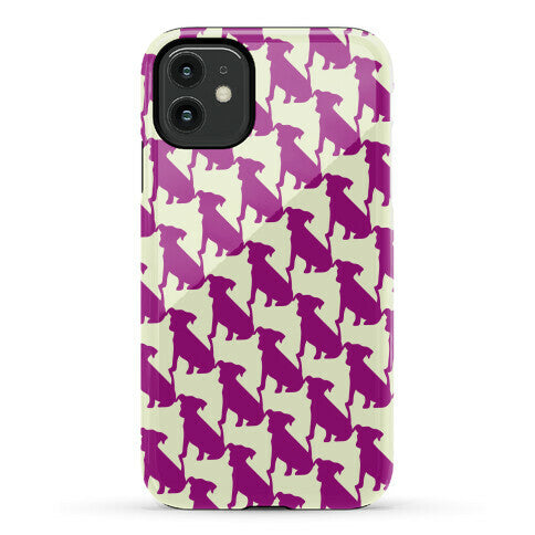 Dogtooth Pattern Phone Case