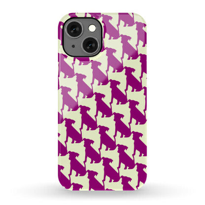 Dogtooth Pattern Phone Case