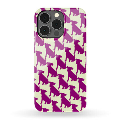 Dogtooth Pattern Phone Case