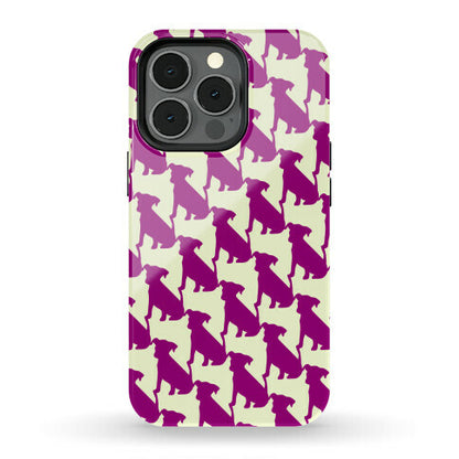 Dogtooth Pattern Phone Case