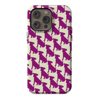 Dogtooth Pattern Phone Case