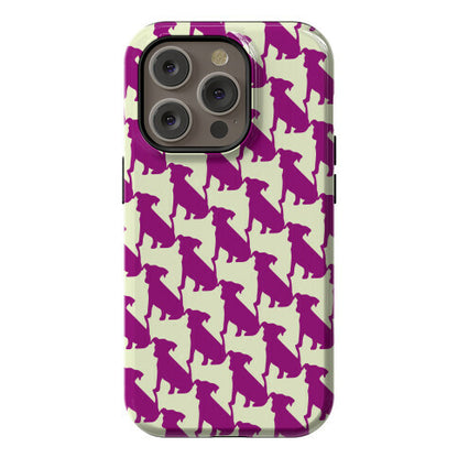Dogtooth Pattern Phone Case