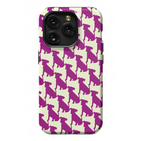 Dogtooth Pattern Phone Case