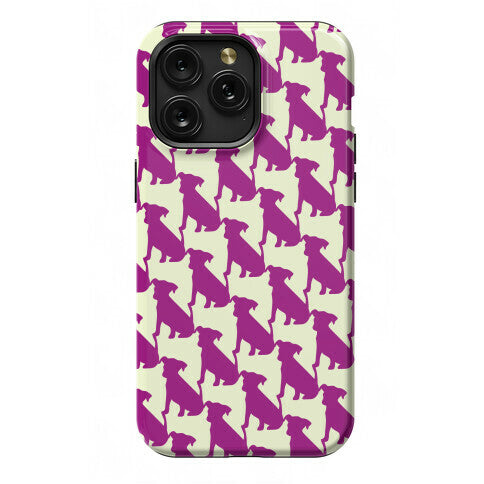 Dogtooth Pattern Phone Case