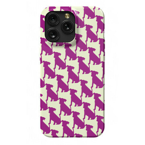Dogtooth Pattern Phone Case