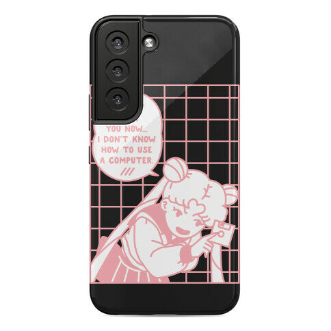 I Don't Know How To Use A Computer Sailor Moon Phone Case